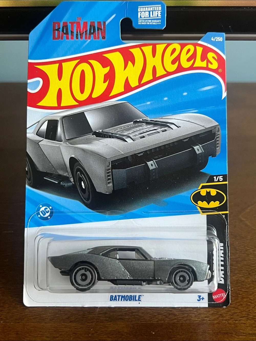 Batmobile  Batman Hot Wheels in Metallic Gray